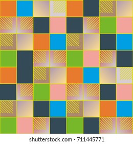 Abstract color seamless pattern for new background.