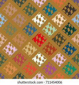 Abstract color seamless pattern for new background.