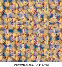 Abstract color seamless pattern for new background.