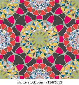 Abstract color seamless pattern for new background.