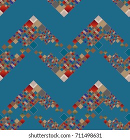 Abstract color seamless pattern for new background.