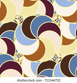 Abstract color seamless pattern for new background.