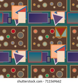 Abstract color seamless pattern for new background.