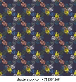 Abstract color seamless pattern for new background.