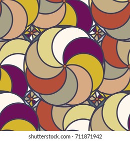 Abstract color seamless pattern for new background.
