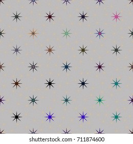 Abstract color seamless pattern for new background.