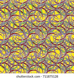 Abstract color seamless pattern for new background.