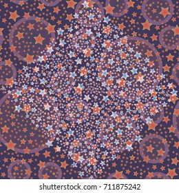 Abstract color seamless pattern for new background.