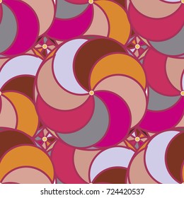 Abstract color seamless pattern for new background.