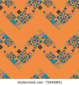 Abstract color seamless pattern for new background.