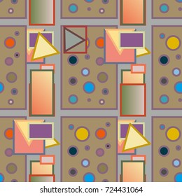 Abstract color seamless pattern for new background.