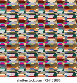 Abstract color seamless pattern for new background.