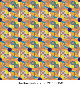 Abstract color seamless pattern for new background.