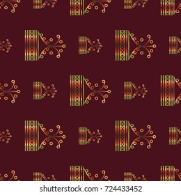Abstract color seamless pattern for new background.
