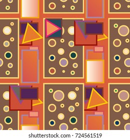 Abstract color seamless pattern for new background.