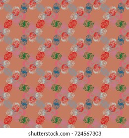 Abstract color seamless pattern for new background.