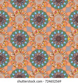 Abstract color seamless pattern for new background.