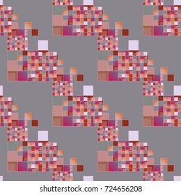 Abstract color seamless pattern for new background.