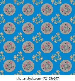 Abstract color seamless pattern for new background.