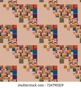 Abstract color seamless pattern for new background.