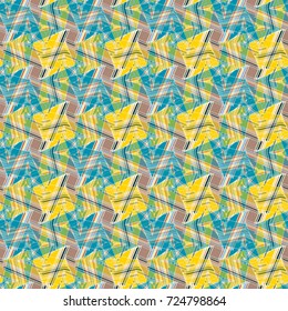 Abstract color seamless pattern for new background.