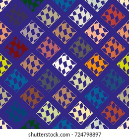 Abstract color seamless pattern for new background.