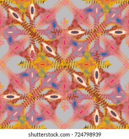 Abstract color seamless pattern for new background.