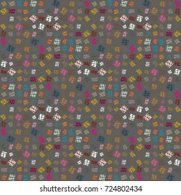 Abstract color seamless pattern for new background.