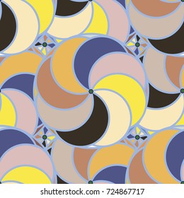 Abstract color seamless pattern for new background.