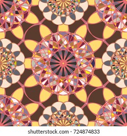 Abstract color seamless pattern for new background.