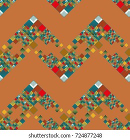 Abstract color seamless pattern for new background.