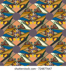 Abstract color seamless pattern for new background.