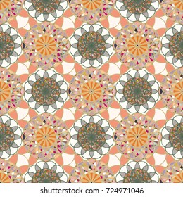 Abstract color seamless pattern for new background.