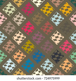 Abstract color seamless pattern for new background.