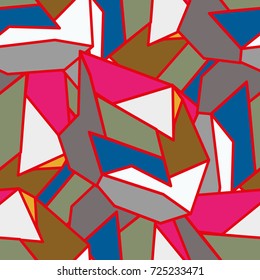 Abstract color seamless pattern for new background.