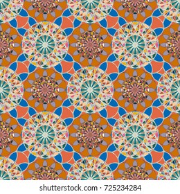 Abstract color seamless pattern for new background.