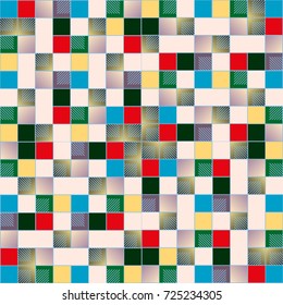 Abstract color seamless pattern for new background.