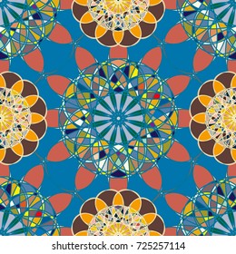 Abstract color seamless pattern for new background.