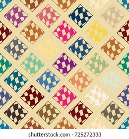 Abstract color seamless pattern for new background.