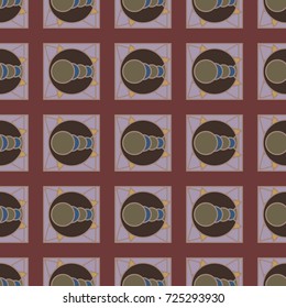 Abstract color seamless pattern for new background.