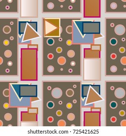 Abstract color seamless pattern for new background.