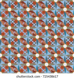 Abstract color seamless pattern for new background.