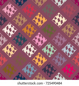 Abstract color seamless pattern for new background.