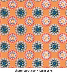Abstract color seamless pattern for new background.