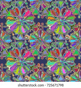 Abstract color seamless pattern for new background.
