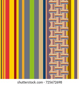 Abstract color seamless pattern for new background.