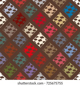 Abstract color seamless pattern for new background.