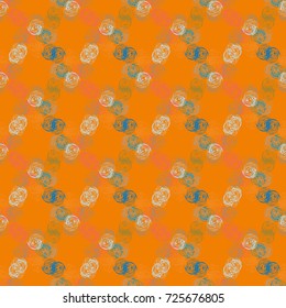 Abstract color seamless pattern for new background.