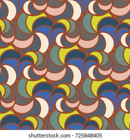 Abstract color seamless pattern for new background.