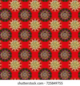 Abstract color seamless pattern for new background.